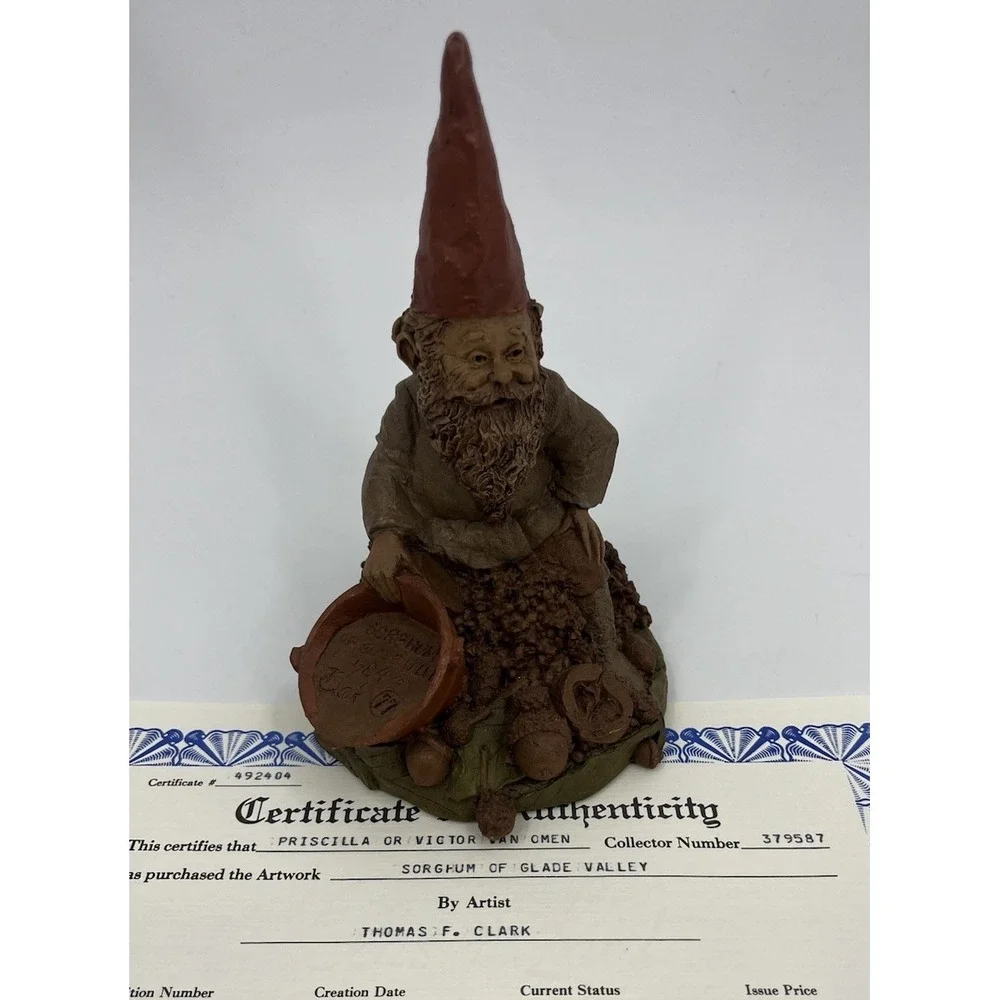 Tom Clark Sorghum of Glade Valley Gnome Hand Signed Edition 77 with COA 1984